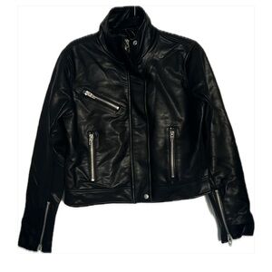 NWT BlankNYC faux leather moto jacket